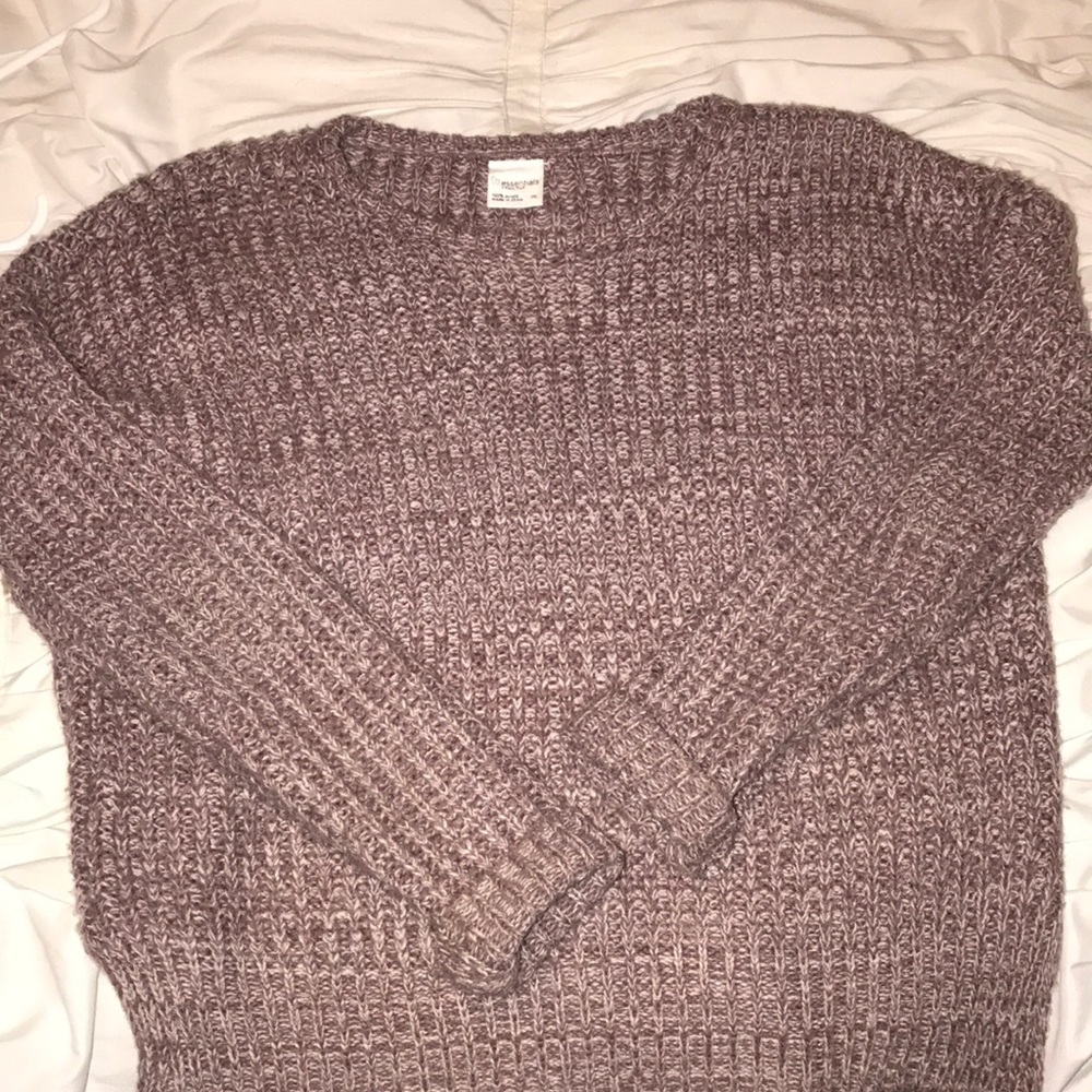 essentials mauve sweater